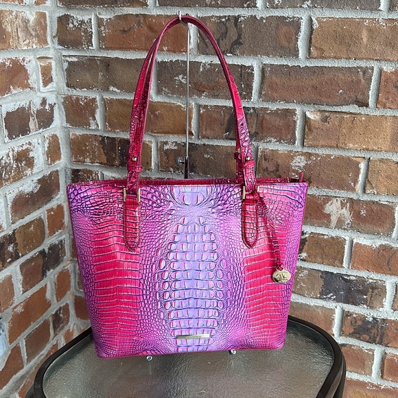 NWT Brahmin Handbag Medium Misha Tote Jazzynova Ombre Melbourne - Picture 11 of 13